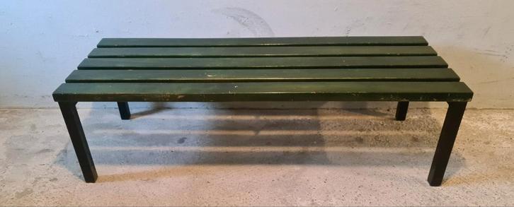 Vintage, design lattenbank, Huis en Inrichting, Banken | Bankstellen, Ophalen