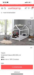 Huisbed 90x200 Wehkamp - Zo goed als nieuw!, Ophalen, 85 tot 100 cm, Zo goed als nieuw, Lattenbodem