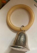 Antieke Rammelaar,  Zilveren Belletje en Ivoorkleurige Ring, Antiek en Kunst, Ophalen of Verzenden