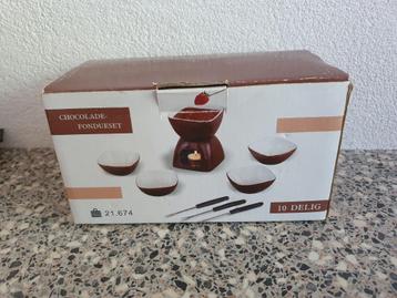 chocolade fondueset - NIEUW beschikbaar voor biedingen