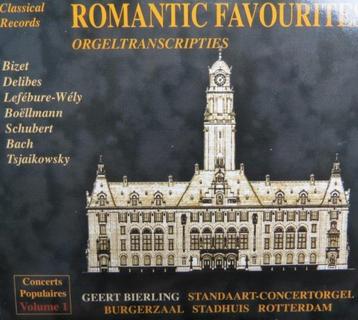 Cd orgel: Geert Bierling, Romantic Favourites, volume 1 beschikbaar voor biedingen