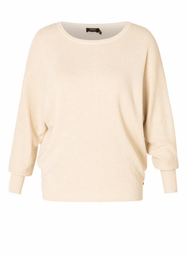 Sandy white sweater Gemina van Yest Curve Maat 54/56 (4), Kleding | Dames, Grote Maten, Nieuw, Trui of Vest, Beige, Ophalen of Verzenden