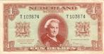 Wilhelmina -1 gulden 1945 - serie T103674 -P70,AV6.1a.1, Verzenden