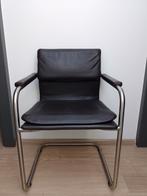 Bureau/eetkamerstoelen, Huis en Inrichting, Stoelen, Ophalen, Gebruikt, Bruin, Leer