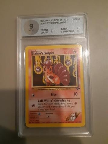Blaine's Vulpix, graded 9 beschikbaar voor biedingen