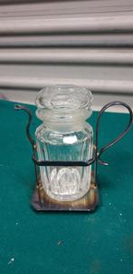 suikerpot in verzilverde houder, Ophalen of Verzenden, 'T Olde Gre-j, Info@toldegrej.nl, Endepoelstraat 20f Didam