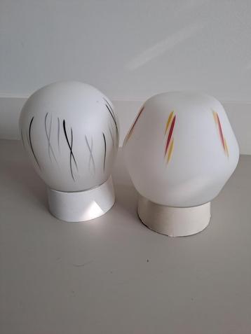 Retro design plafonnieres (jaren '70) beschikbaar voor biedingen