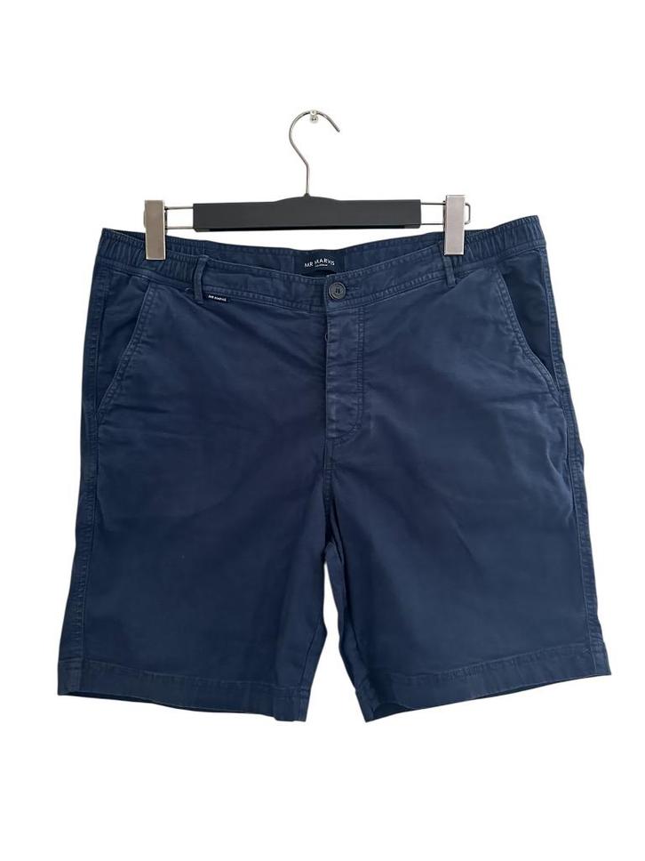 Mr Marvis korte broek XL, Kleding | Heren, Broeken en Pantalons, Zo goed als nieuw, Maat 56/58 (XL), Blauw, Ophalen of Verzenden