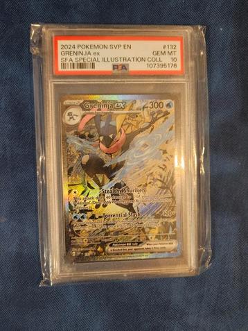 PSA 10 Greninja SVP 132 - Shrouded Fable Promo beschikbaar voor biedingen