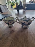 Delfts Blauw Suikerpot & Melkkannetje, Antiek en Kunst, Antiek | Keramiek en Aardewerk, Ophalen of Verzenden