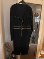 Zwarte jurk met ritsen - Maat 3XL (44/46) Shein curve, Shein curve, Zwart, Maat 46/48 (XL) of groter, Ophalen of Verzenden