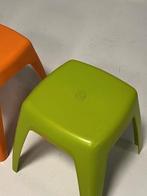 Flair krukken vintage krukjes jaren 70 oranje groen retro, Ophalen, Kunststof, Gebruikt, NL