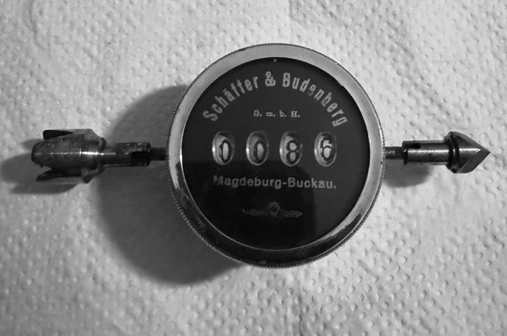 Schäffer & Budenberg – Mechanischer Umdrehungszähler, Sieraden, Tassen en Uiterlijk, Manchetknopen, Zo goed als nieuw, Overige materialen