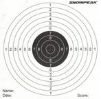 Snowpeak | 1T | SCHIETKAARTEN | 14 x 14 cm | 100 Stuks, Sport en Fitness, Ophalen of Verzenden, Nieuw