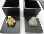STONELOOK SNOEP/THEE POTJE 8X8X7 CM BOEDHA BEELDJE € 6,= p.s, Ophalen of Verzenden, Nieuw