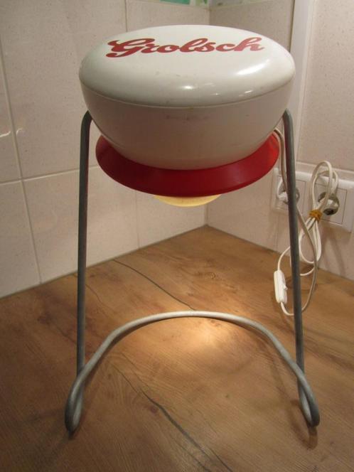 Grolsch lamp vintage, Verzamelen, Biermerken, Gebruikt, Grolsch, Ophalen of Verzenden