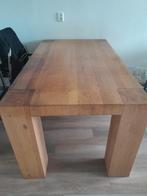 Mooie blank eiken eettafel 90x160 cm, Huis en Inrichting, Tafels | Eettafels, Ophalen, Eikenhout, 50 tot 100 cm, Zo goed als nieuw