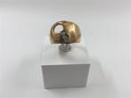 Goud vergulde ring van stainless steel  Miss Sixty maat 16, IJzer of Staal, Nieuw, Ophalen of Verzenden, Kleiner dan 17