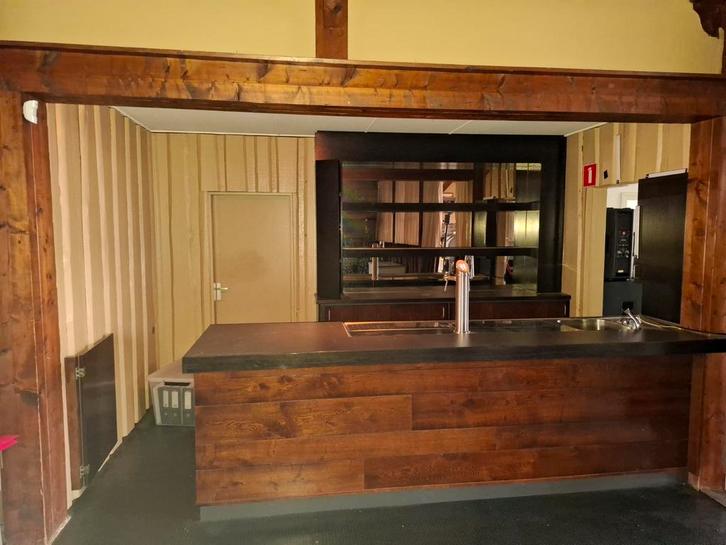 Complete Bar met Koelingen en Achterwand, Huis en Inrichting, Barren, Gebruikt, Ophalen