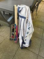 Volvo Hockeytas met 3 Hockeysticks, Ophalen, Gebruikt, Tas