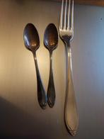 Christofle versailles vork en theelepels, Ophalen of Verzenden, Gebruikt, Zilver, Los bestek