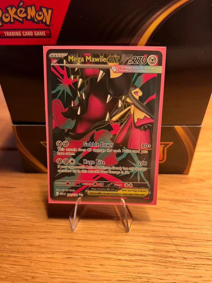 Mega Mawile EX 162/132 Mega Evolutions, Hobby en Vrije tijd, Verzamelkaartspellen | Yu-gi-Oh!, Nieuw, Losse kaart, Ophalen of Verzenden