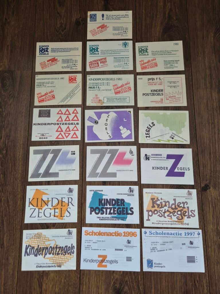 Collectie Kinderpostzegels Diverse Jaartallen, Ophalen of Verzenden, Na 1940, Gestempeld