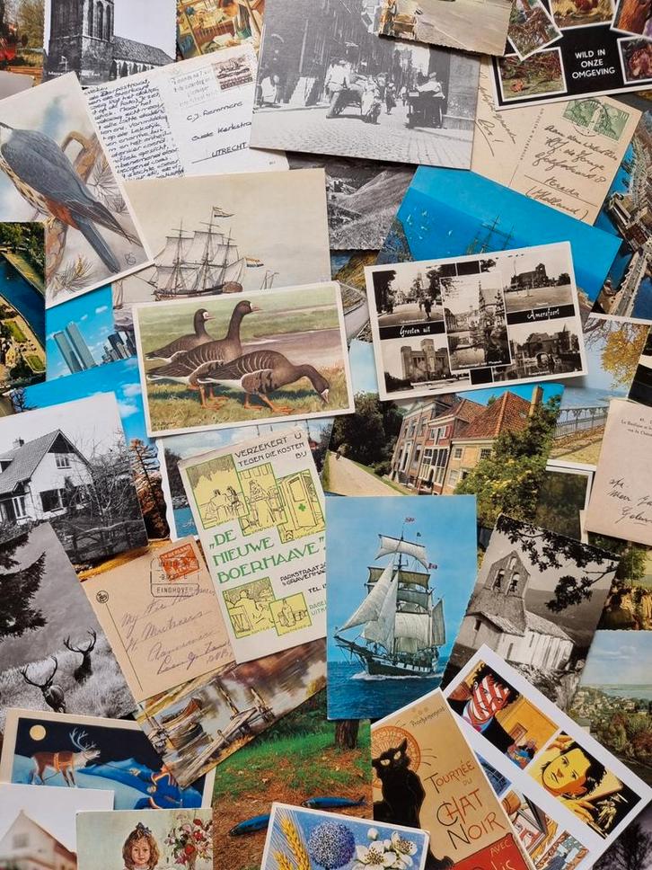 Oude ansichtkaarten van zolder, Verzamelen, Ansichtkaarten | Nederland, Ophalen of Verzenden