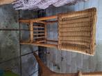 Vintage rotan plantebak, Tuin en Terras, Bloembakken en Plantenbakken, Ophalen, Overige materialen, Gebruikt, Binnen