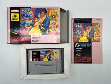 Disney's Belle en het Beest Nintendo SNES PAL (NL / FRA) CIB beschikbaar voor biedingen