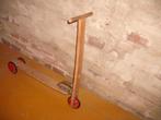 Oud antiek houten step autoped kinderstep, Ophalen