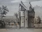gravure De Geldersche Toren in Spankeren, H. Spilman 1750, Verzenden