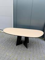 200 x 100 cm organische eettafel zwarte poot, Ophalen, 100 tot 150 cm, 200 cm of meer, Zo goed als nieuw