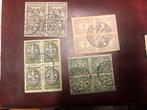 223 ned 4-blok 4x, Postzegels en Munten, Brieven en Enveloppen | Nederland, Ophalen of Verzenden, Envelop