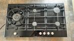 Nog heel mooie 5 pits inbouwgasplaat glas sterke wokbrander, Ophalen, Gebruikt, Inbouw, Gas