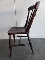 Antieke Engelse stoel Windsor 19e eeuw landelijk keukenstoel, Antiek en Kunst, Ophalen