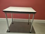 Mooi vintage formica plantentafeltje, tafeltje, Huis en Inrichting, Gebruikt, Vintage, jaren 60 70, 55 tot 75 cm, Rechthoekig