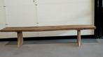 Houten bank onbehandeld 200x40cm, Ophalen of Verzenden, Nieuw, Hout