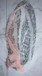 CODELLO sjaal roze wit, Kleding | Dames, Mutsen, Sjaals en Handschoenen, Ophalen of Verzenden, Zo goed als nieuw, Sjaal