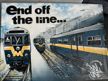End off the line Rotterdam Ret metro’s (40x30cm) beschikbaar voor biedingen
