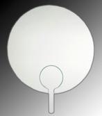 Wand- en handspiegel "Mirror Mirror" Jan Habraken., Huis en Inrichting, Ophalen, Rond, Zo goed als nieuw, Minder dan 100 cm