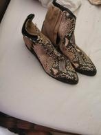 Schoenen laarzen boots sexy retro alternatief hippie print, Ophalen of Verzenden, Zo goed als nieuw, Zwart