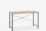 Jysk bureau 60x120 licht eiken - zwart, Verzenden, Zo goed als nieuw