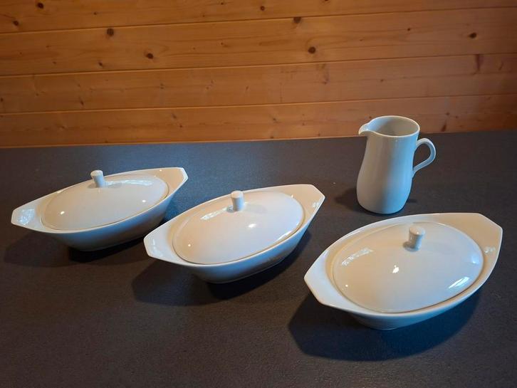 Botervloot 3x melkkan 1x Mosa Bellefroid Noblesse, Antiek en Kunst, Antiek | Keramiek en Aardewerk, Ophalen