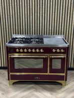 Prachtig Boretti Fornuis 120 cm Gas 7 pits + Coup de Feu, Witgoed en Apparatuur, Fornuizen, Ophalen of Verzenden, Grill, Gas