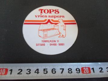 sticker Sittard TOPS vries supers Tempelplein 11 04490-48901 beschikbaar voor biedingen
