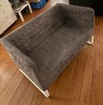 Klein (120x 70x 75) eenvoudig bankje (ikea). Kleur grijs., Huis en Inrichting, Ophalen, Tweepersoons, 75 tot 100 cm, Minder dan 150 cm