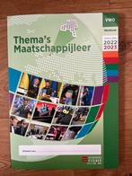 Thema’s Maatschappijleer Werkboek VWO 2022-2023 E2845-01, Nieuw, Ophalen of Verzenden, VWO, Maatschappijleer