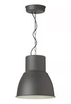 IKEA Hektar Lamp - Grijs, Ophalen of Verzenden, Zo goed als nieuw, Metaal, Minder dan 50 cm