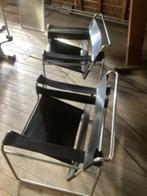 2 Wassily Chairs Replica -Vintage Chromen Buisframe Fauteuil, Antiek en Kunst, Ophalen